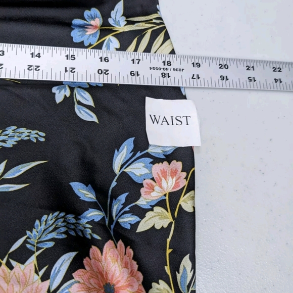 Princess Polly Black Floral Mini Dress 6 Slip Dress Y2K 90s Whimsigoth - Picture 5 of 11